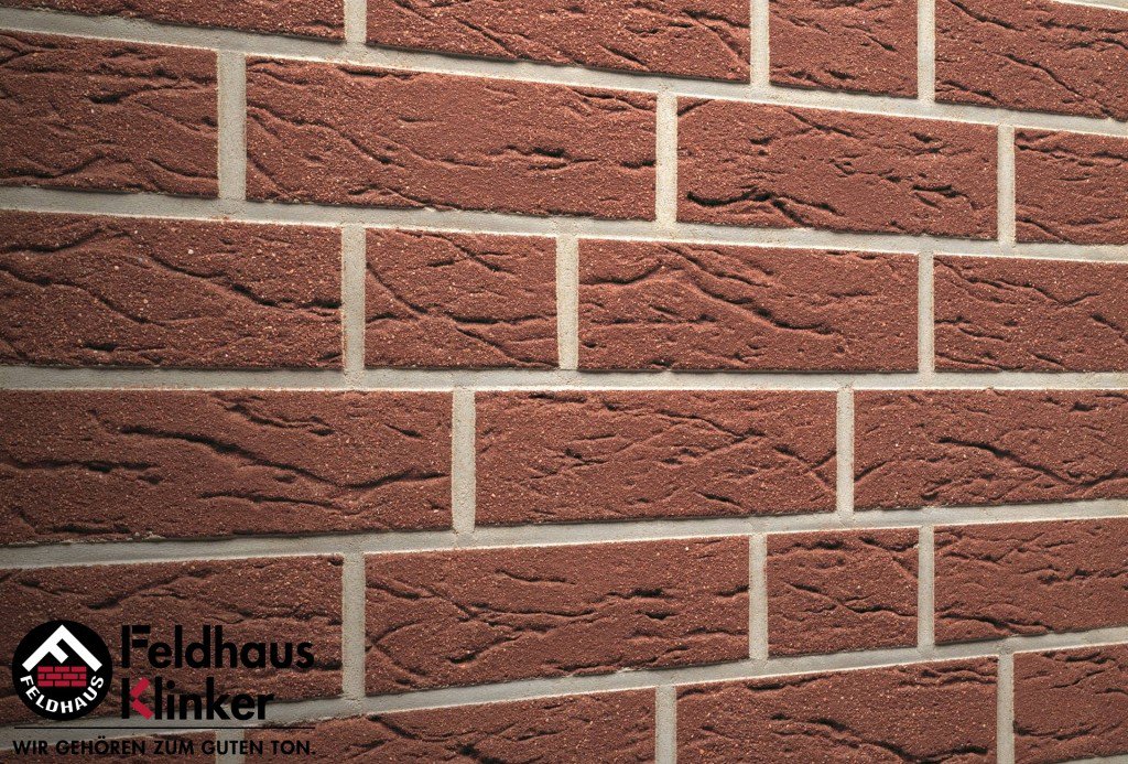 Фасадная плитка ручной формовки Feldhaus Klinker R535 terra mana NF14, 240*14*71 мм