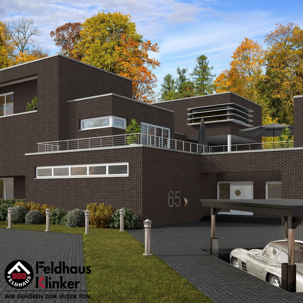 Фасадная плитка ручной формовки Feldhaus Klinker R669 sintra geo nelino NF14, 240*14*71 мм