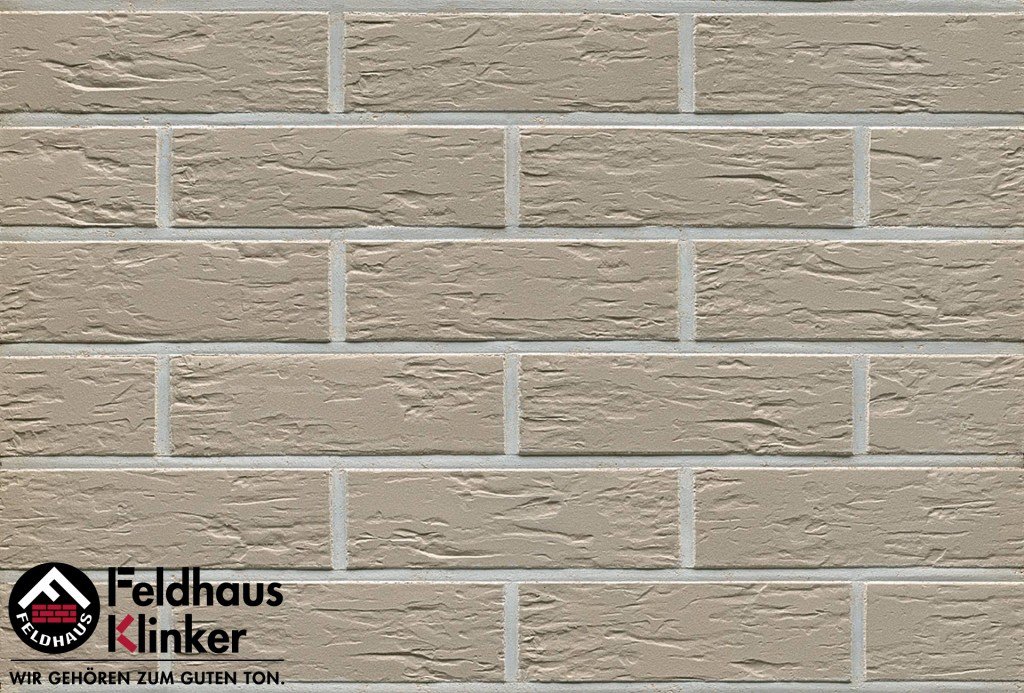 Клинкерная фасадная плитка Feldhaus Klinker R840 Argo senso рельефная NF9, 240*9*71 мм