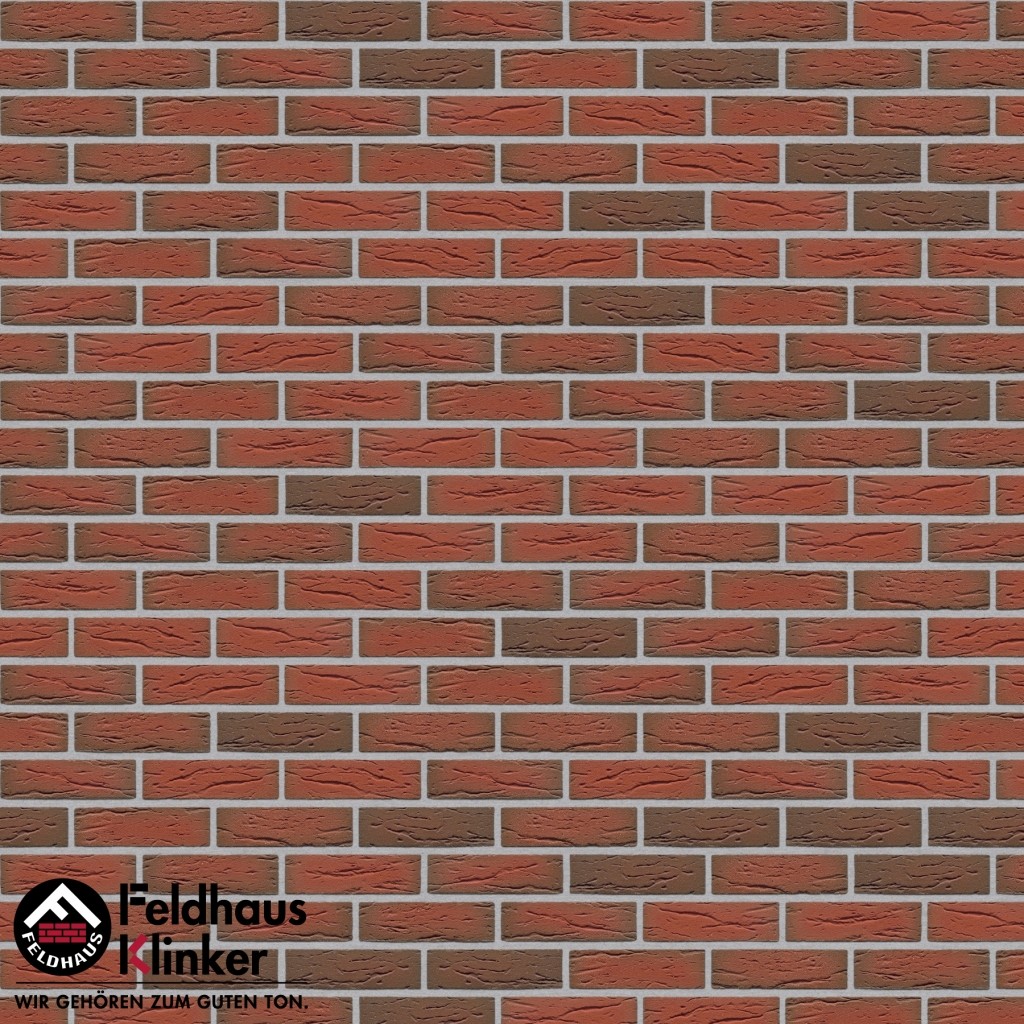 Фасадная плитка ручной формовки Feldhaus Klinker R436 Ardor mana NF14, 240*14*71 мм